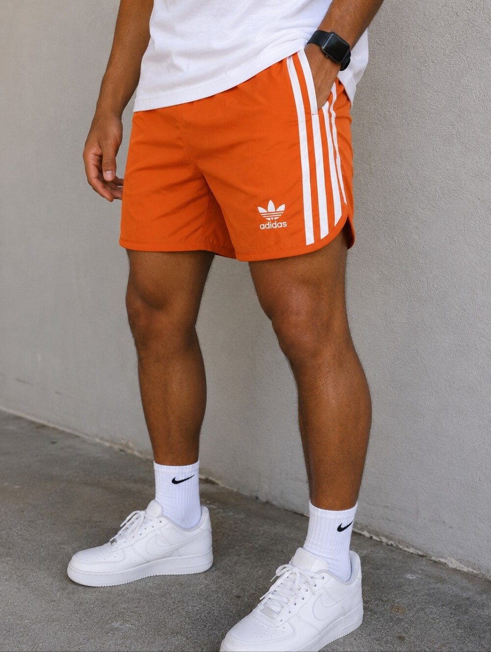 Adidas Vibrant Orange Shorts